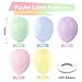 Bezente Pastel Balloons Latex Party Balloons, 100 Pack 12 inch Round Helium Multicolor Macaron Balloons for Easter Birthday Rainbow Party Bridal Shower Wedding Decorations