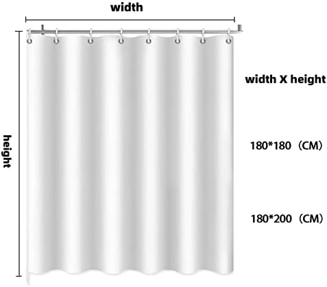 OCEUMACO Shower Curtain Eucalyptus Leaves 3D Shower Curtains Bathroom Wet Room Bath Curtain Mould Proof Resistant Washable 180 x 200 cm Waterproof Polyester Fabric with Hooks - Green Leaf 02