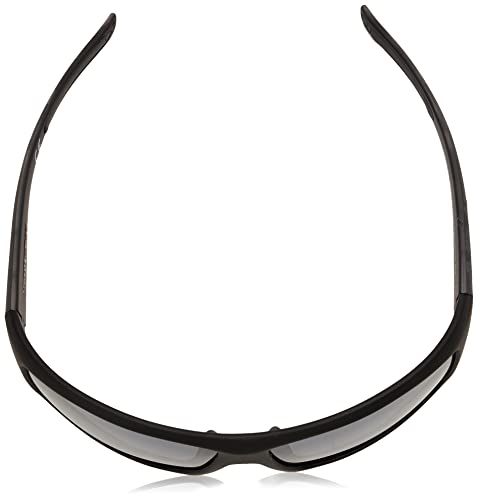 Body Glove Men's Huntington Beach Sunglasses Polarized Wrap, Matte Black Rubberized, 61 mm4