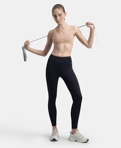 Image of Jockey 1376 Active Bra | Wirefree | Non Padded | Full Coverage Slip-On with Wider Straps | Super Combed Cotton Elastane Fabric