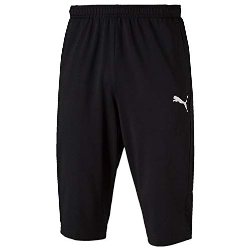 PUMA Erwachsene Hose LIGA Training 3/4 Pants, PUMA Black-PUMA White, S, 655315 03
