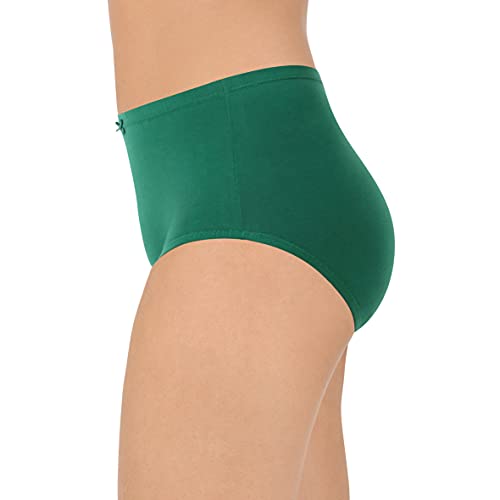 Image of Amante Solid High Rise Full Coverage Full Brief Panties (Pack of 3)