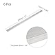 QUARKZMAN 6 Stück Aluminium Flachprofil 6 x 12 mm Aluleisten Flach Länge 305 mm Quadratischer 6061 Aluminium Flachplatte Aluschiene Schweißbar Massiv Neuware für Industriegebäude