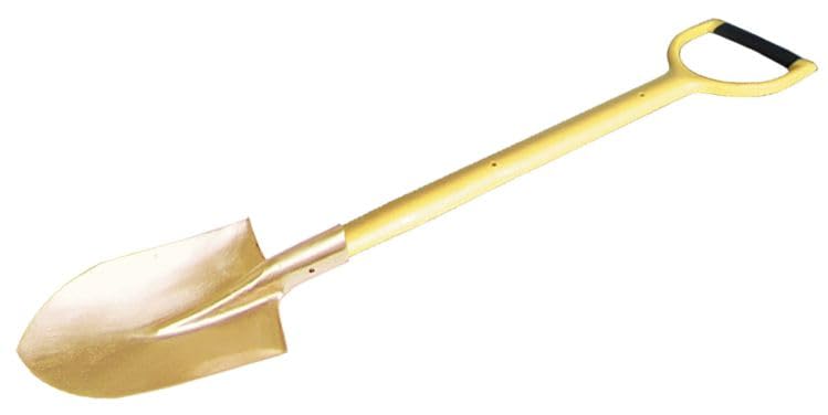 ALYCO 127600 - Pala redonda 20x240x990 mm Antichispa Al-Br