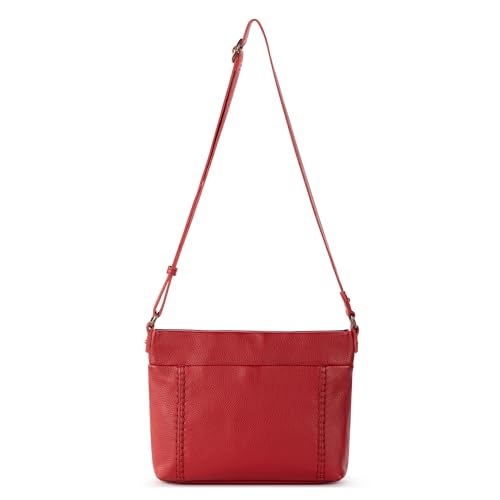 The Sak Melrose Crossbody Purse - Premium Leather Women's Handbag for Everyday & Travel - Cross Body Bag With Zipper Closure