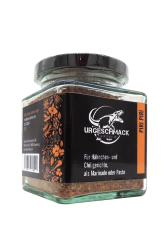 Piri Piri Gewürzmischung 130 g im Glas ( portugiesische Gewürzmischung für feurige Hühnchen, ideal für Marinaden und Saucen oder als trocken Rub, Peri Peri ) 1er Pack Cover