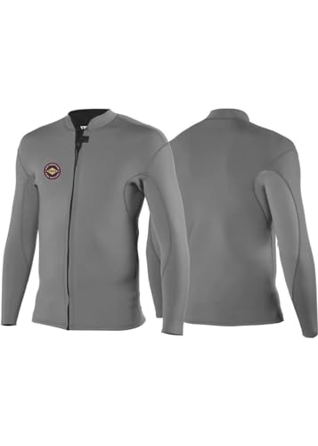 Solid Sets 2Mm Front Zip Wetsuit Jacket Grey S
