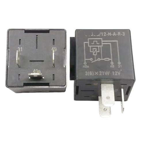 Relé HF3508G de 3 pines de 12V y 12VDC en pack de 2 unidades
