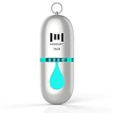 mosDART Unique 16GB USB2.0 Flash Drive Memory Stick Thumb Drive Jump Drive Zip Drive Pen Drive with Led Indicator,Silvery with Tiffany Blue