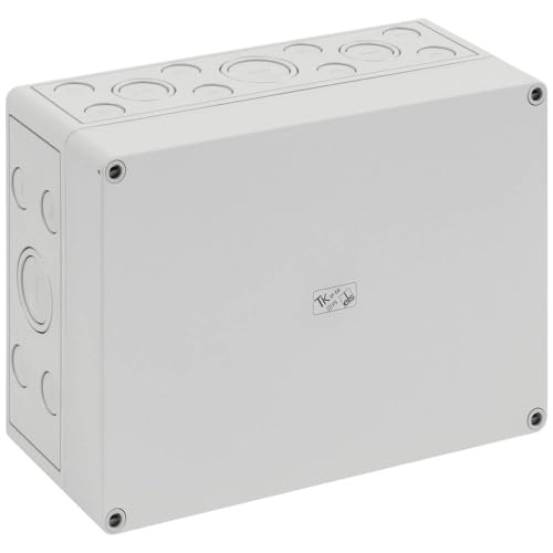 Spelsberg 2196422 10590801 TK PS 2518-11-m Installations-Gehaeuse 254 x 180 x 111 Polystyrol (EPS) Lichtgrau (RAL 703, Lichtgrau (RAL 7035), (L x B x H) 254 x 180 x 111 mm