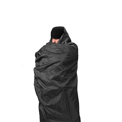 Snugpak Travelpak Oversized Blanket with Compression Stuff Sack, Lightweight, Pebble Gray, One Size, Oversized (98860)
