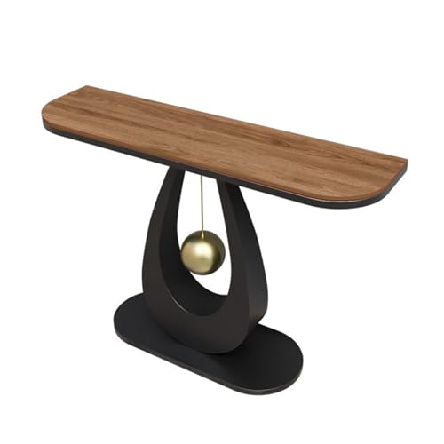 Leaceuv Mueble Entrada Recibidor,Mesa Consola Recibidor,Recibidores de Entrada Modernos,Mesa Auxiliar Sofa Modernos,para Sofá Pasillo Salón Dormitorio(Black5,120cm/47.2in)