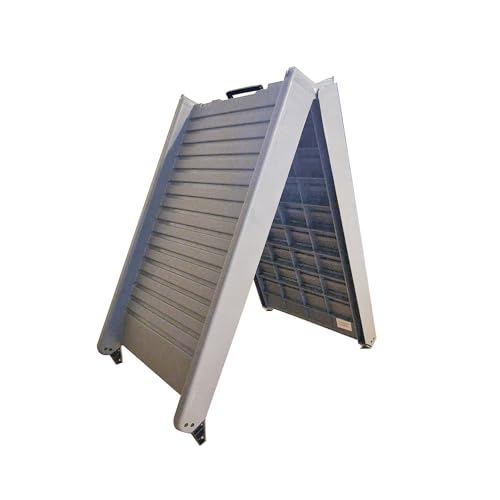 Hunderampe klappbar, Einstiegshilfe für Kofferraum Haustiertreppe - bis 25 kg