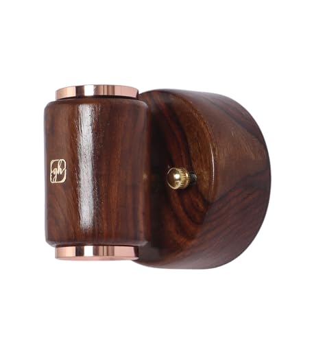 Image of Green House Handmade Sheesham Wood Wall Light Lamp | 2 Way Light - UP /Down | 3W+3W Warm White LED | Modern Wooden Wall Sconce for Living Room, Bedroom, Staircase, Hallway Decor | Pack of 1