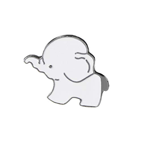 Broche de alfileres para mujer, adorable panda elefante hombres broche pin pin joyería chal bufanda decoración - 3 # Cover