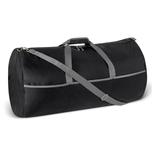 Amazon Essentials Extra Large Foldable Nylon Duffel Bag for Travel/Storage with Zippered Pockets...