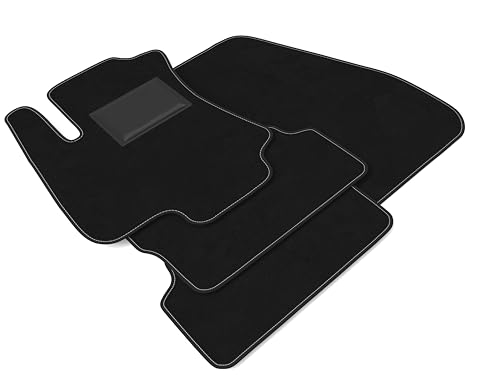 DHCarMats - Alfombrillas de coche para Opel Zafira A de 1999 a 2005 5 plazas | Alfombras de coche de moqueta antideslizante | Interior del habitáculo – Kit completo delantero y trasero
