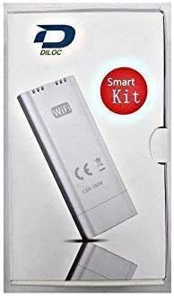 Diloc Wi-Fi Condizionatore 12000 Btu, Climatizzatore Inverter 3,5 Kw, Gas R32, D.ETERNITY112 + D.ETERNITY12 - 12000 Btu, [Classe Di Efficienza Energetica A++] - 3
