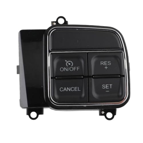 Bouton volant multifonction 56046094AE commutateur régulateur vitesse noir pour Chrysler