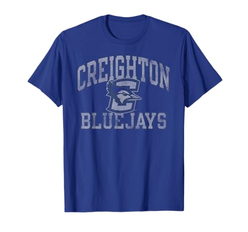 Creighton Bluejays Vintage Worn Royal Officially Licensed T-Shirt