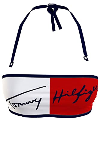 Tommy Hilfiger Damen Bikini Fixed Bandeau Gr. S Mehrfarbig UW0UW03362DW5