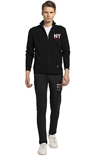 Image of Van Heusen Men's Cotton Crew Neck Modern Fit Sweatshirt (Ihjk1Lxd80003 Black XXL)