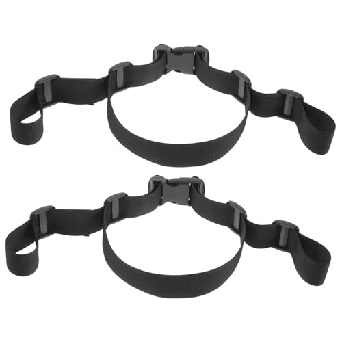 GARVALON 2 pcs Adjustable High Chair Straps Safety Strap for Stroller Chair Durable Replacement Belt Easy to Install Operate Practical for Various Seats