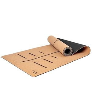 Luxury Cork Yoga Mat – Non Slip, Extra Thick Grip. Thicker, Longer, and Wider for More Comfort and Support. Tough Enough For Hot Yoga. Natural, Non Toxic, and Eco Friendly. Optional Alignment Lines.