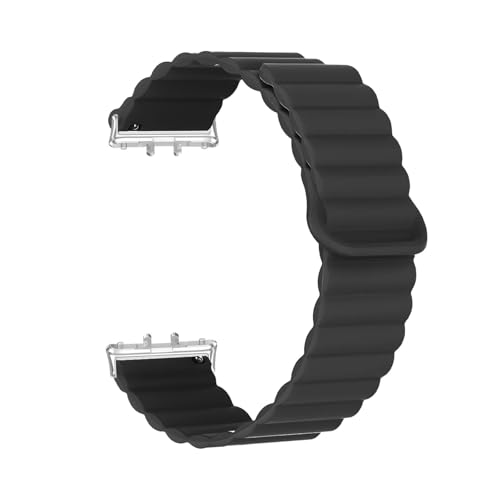 Galaxy Watch Fit 3 �Ή� �V���R�� �}�O�l�b�g�� �X�g���b�v ���[�v�o���h 18mm �u���X���b�g ���X�g�o���h Galaxy Fit 3 �A�N�Z�T���[
