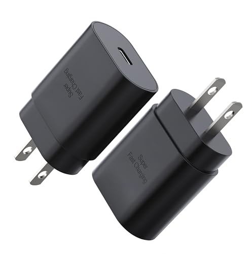 Image of TT&C 2-Pack 30W USB C Charger Block, Wall Power Adapter for iPhone 17,16,15 | PD 3.0 fast charging Block, Compatible with iPhone 17 /16 /15 /14 /13 Pro Max series, iPad, Pro & Galaxy S26 /S25 /S24 (Black)