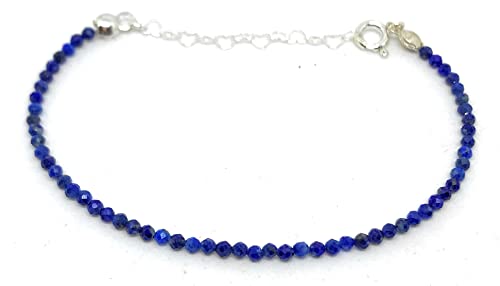 Pulsera ajustable de lapislázuli y plata 31bGC9s5qcL. SL1000