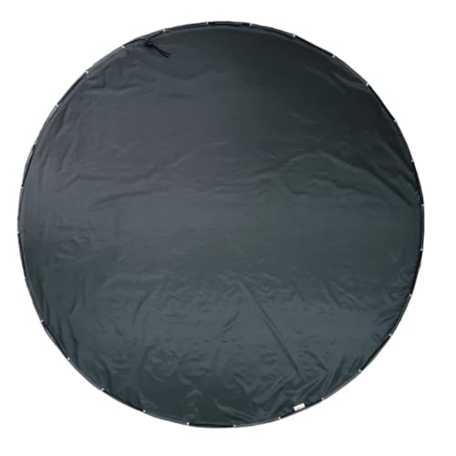 Tapete BLW Redondo com Cordinha - Tapete Organizador (Chumbo)