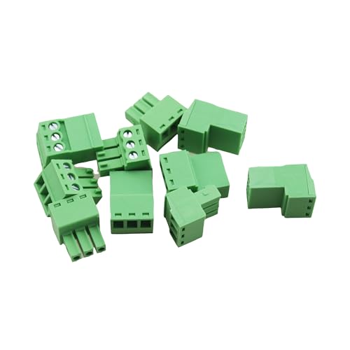 Connecteur PCB 3 broches TAODAN pas 3,81mm pour câbles 28-16 AWG