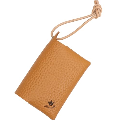 [ザリオグランデ] ZARIO-GRANDEE- ティッシュカバー 本革 レザー 革紐付き 二つ折り コンパクトサイズ 日本製 [ZAG-206T] (タン)