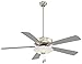 Minka-Aire F656L-PN Contractor Uni-Pack 52 Inch LED Pull Chain Ceiling Fan in Polished Nickel Finish