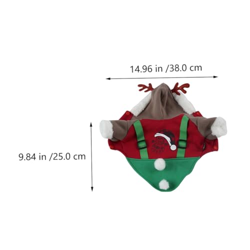 Disfraz de elk para perro Yardwe talla S miniatura 2