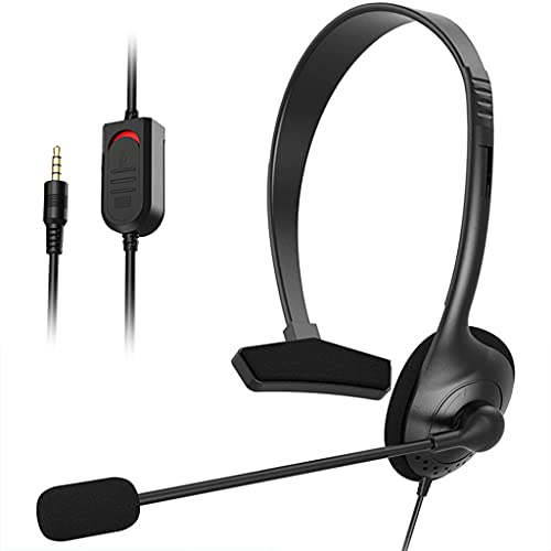 Obotsnoi Auriculares de teléfono con micrófono con cancelación de ruido y silencio cómodos para oficina