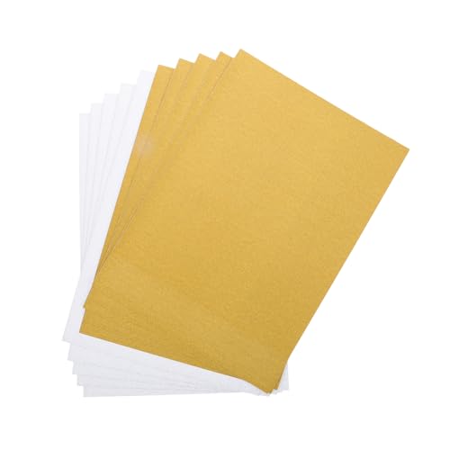 Papier cartonné pailleté argenté A4 ORFOFE pour décoration et emballage - 10 feuilles