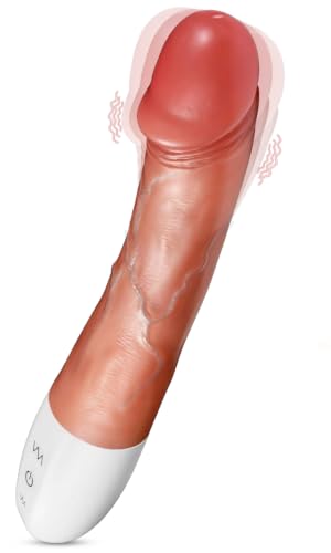 Realistic Dildo Vibrator Sex Toy 8.4 Skin Tone 10 Modes for Women