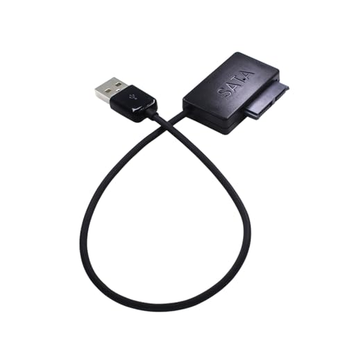 Cable Convertidor USB 2.0 a SATA para Unidad Óptica 36cm