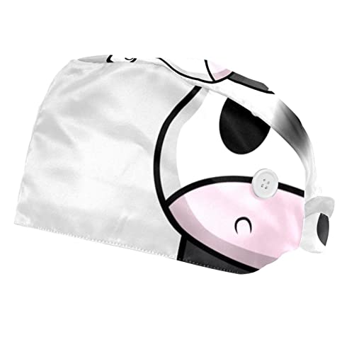 Chapeau de travail vache mignon lot de 2 casquettes unisexes