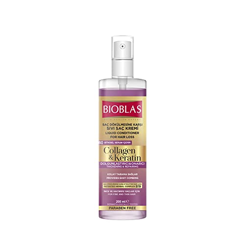 BIOBLAS Collagen + Keratin Flüssiger Conditioner Spray Cover
