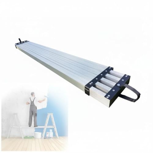 Extendable Aluminum Work Scaffold Plank (8-13ft 550lbs)