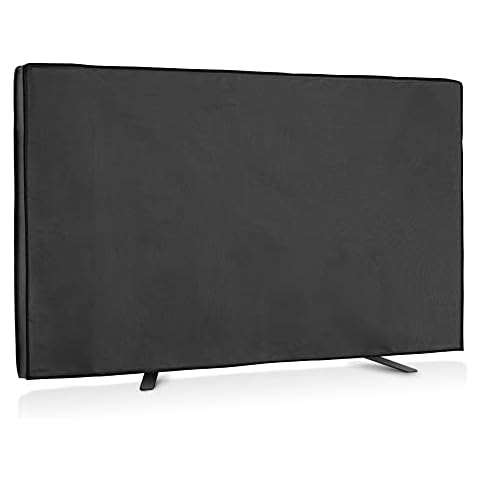kwmobile Funda para TV en Exterior Compatible con 32" TV - Cubierta para Aire Libre - Negro Cover