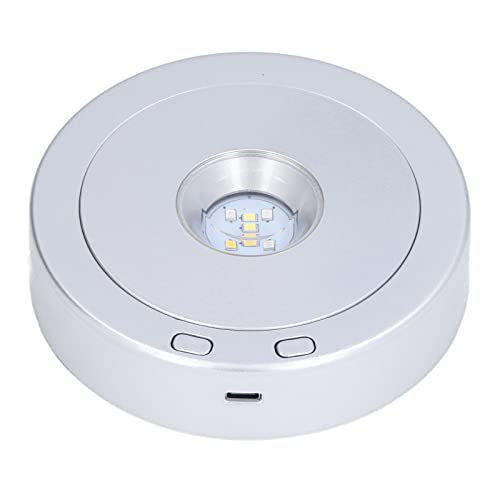 Base lumineuse ronde à changement de couleur rechargeable et rotative