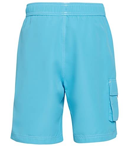 Sporti Boy's Hybrid Cargo Swim Trunk - Sky Blue - X-Small #TOP2