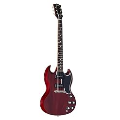 Gibson 1963 SG Special Lightning Bar Cherry Red #205183 – Guitare Électrique Personnalisée - Les Beatles, Paul McCartney, John Lennon, RIngo Starr, George Harrison