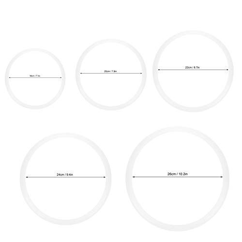 5 piezas de junta de sellado de repuesto para olla a presión universal acero inoxidable diámetro 20 cm miniatura 7