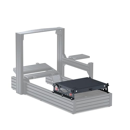 GT Omega PRIME Seat Adjustment Frame - Made of Thick Carbon Steel & Aluminium, 3-Point Angle and Height Adjustment, Easy to Install