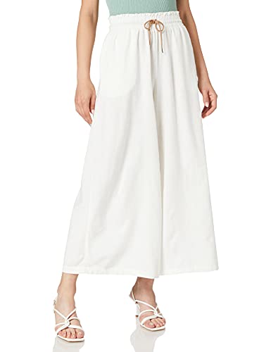 Mavi Linen Pants; Antique White